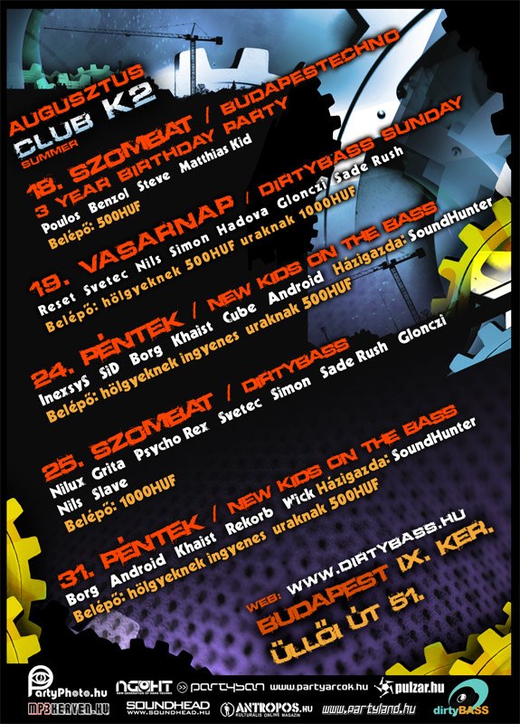 Club K2 Summer - Dirtybass flyer