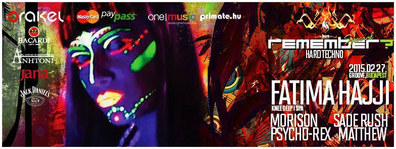 Groove pres. Remember? Hard Techno with Fatima Hajji flyer