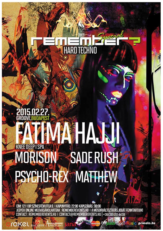 Groove pres. Remember? Hard Techno with Fatima Hajji flyer