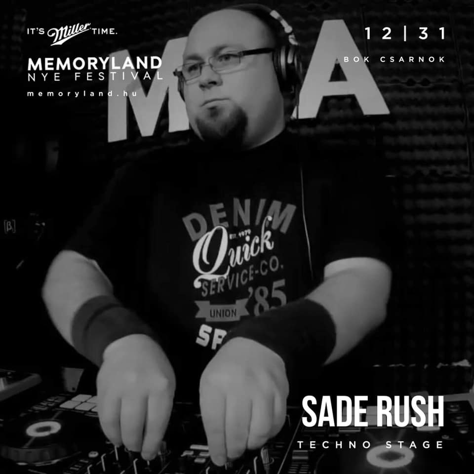 Bok csarnok (Ex Syma), Memoryland NYE Festival with Gary Beck, Inigo Kennedy, Luke Slater, Pfirter, Budai and ISU flyer