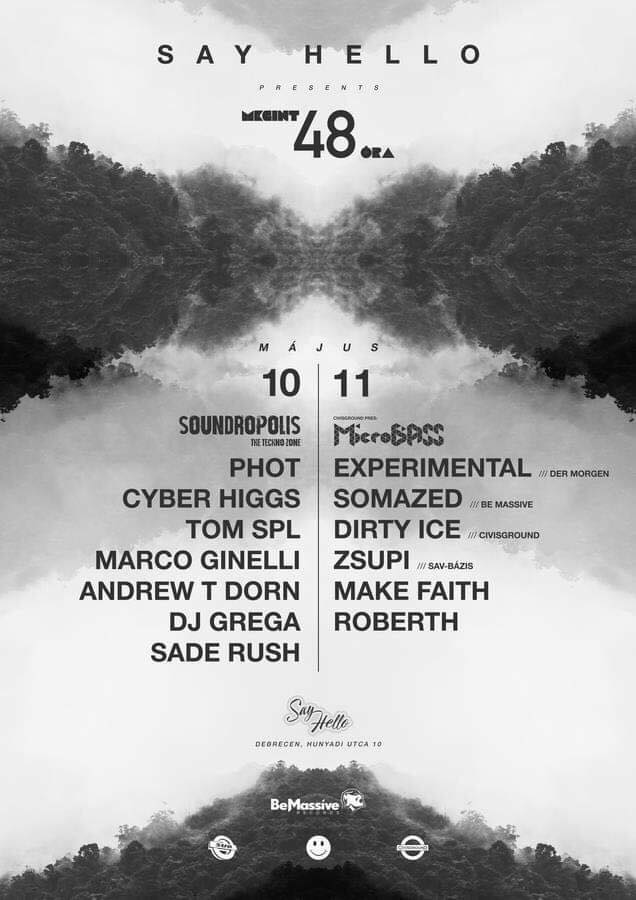 Say Hello presents Soundropolis The Techno Zone flyer